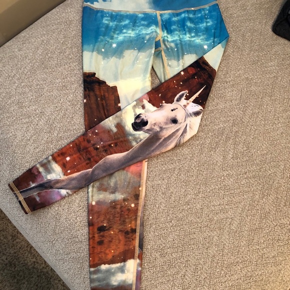 teeki Pants - TEEKi yoga leggings Large Unicorns